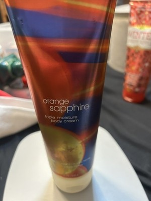 Bath & Body Works ORANGE SAPPHIRE Triple Moisture Body Cream 8 oz