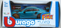 Bburago Porsche 911 GT2 RS Blau 1:43 Neu/Ovp Modellauto Sportwagen Auto Car Blue