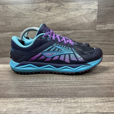 Brooks Caldera Black Blue Purple Womens US Size 6.5 1202321B456 Running Shoes