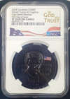 2024 Cameroon Donald Trump High-Relief FDOI-1oz .999 Fine Silver-NGC PF70 UCAM