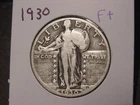 1930 STANDING LIBERTY QUARTER F + POPULAR BETTER DATE FREE SHIPPING