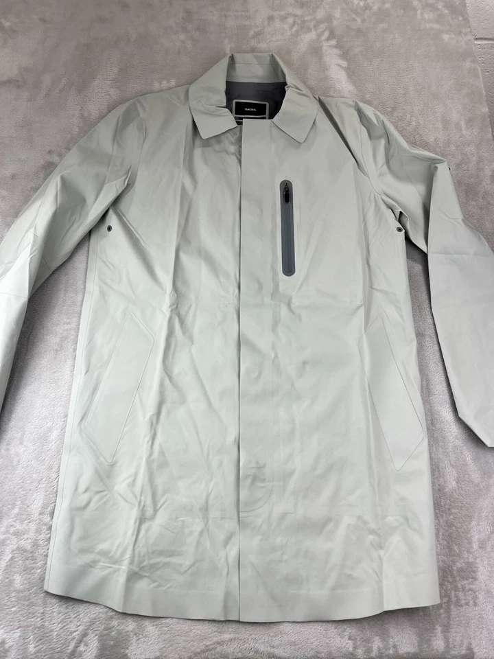 Chaqueta Abrigo de Lluvia Isaora Mac Talla PEQUEÑA 3L Service Shell Técnico NUEVA $395 Gris Foto 2 de 4
