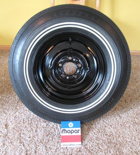 Goodyear 2 stripe E78-14 belted custom power cushion polyglass wheel spare tire
