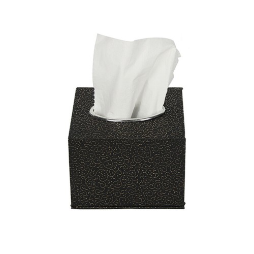 Tissue Black Tissue Box Cover Napkin Holder - Imagen 9 de 12