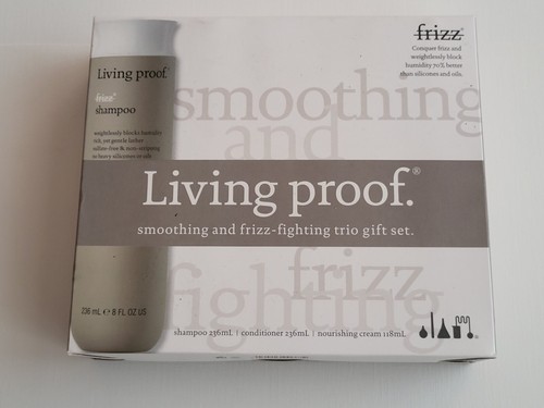 LIVING PROOF NO FRIZZ SHAMPOO, CONDITIONER, STYLING CREAM TRIO GIFT SET, NEW - Picture 13 of 17