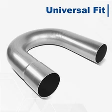 Mandrel U-Bend Pipe Kit 2.5"OD Steel DIY Custom Exhaust 180 Degree Tube Tubing