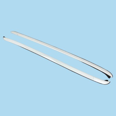 Front Exterior Windshield A-Pillar Trim Molding Set White OEM 08-14 E71 X6
