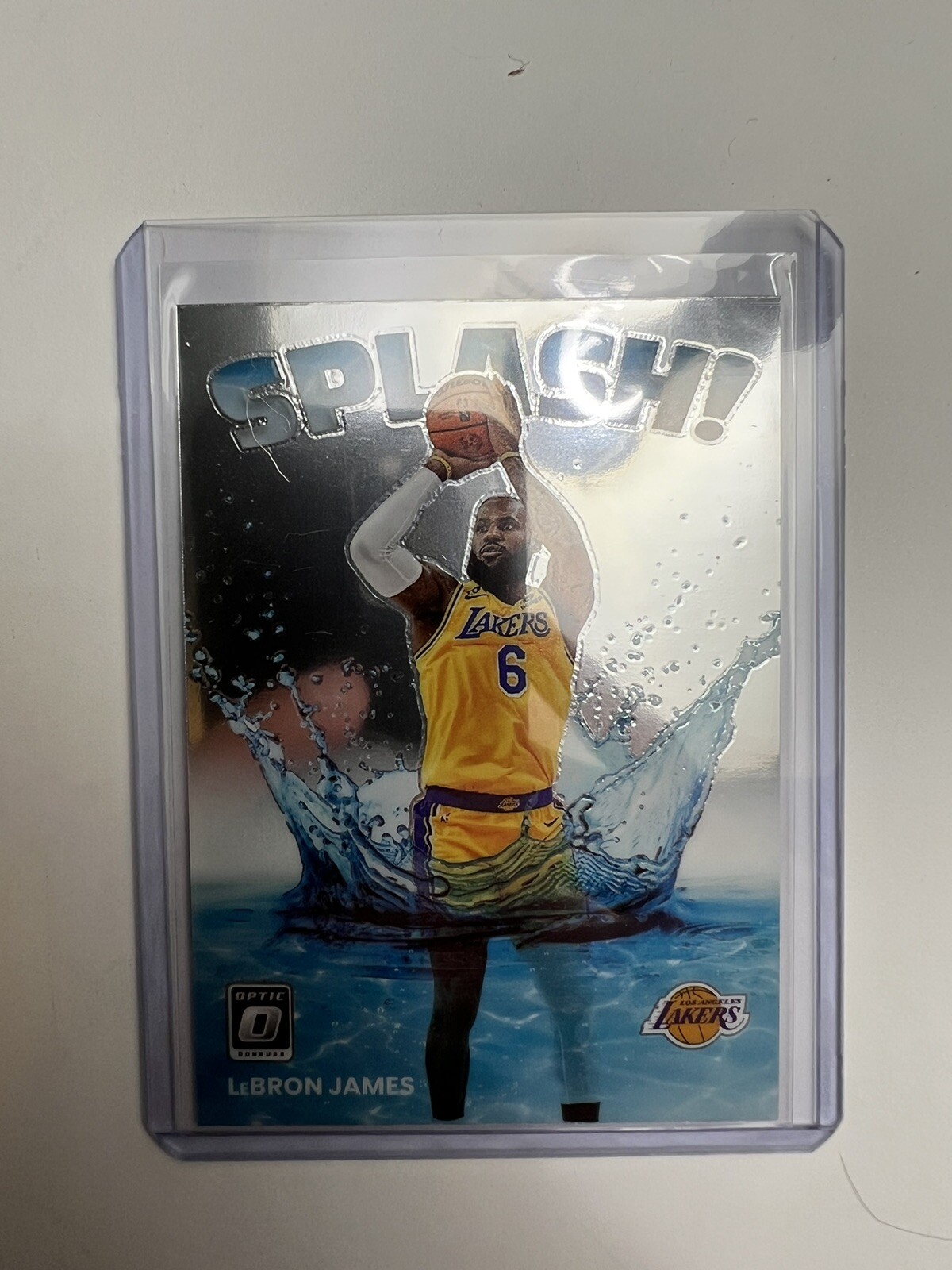 🔥2022-23 DONRUSS OPTIC LEBRON JAMES SPLASH #15 LA Lakers