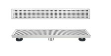 ELEGANTE DRAIN 30'' COLLECTION Elegante Stainless Steel Rectangle Shower Drain