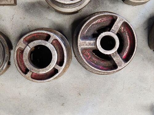 Vintage Reed Pipe Threading Dies, Assorted Sizes RATCHETING PIPE Die Head Holder - Picture 10 of 23