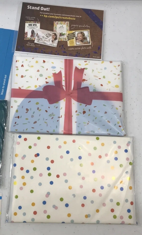 Mixed Packs of HP Photo Printer Paper 30 5x7 15 4x6 & 15 Envelopes - Image 2 of 4