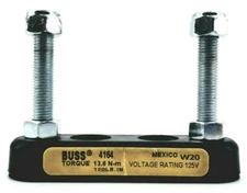 Bussmann 4164, Buss Fuse Holder / Block, 1-Pole, 30 AMP, 125 V, Screw Mount