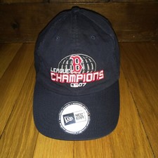 2007 New Era Boston Red Sox Cap Hat World Series Champion Dad Blue MLB Baseball