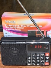 Speaker Bluetooth Portable Professional MINI Wireless FM Radio Speaker /usb/tf