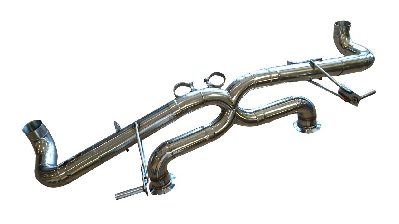 AUDI R8 4.2L V8 08-15 TOP SPEED PRO-1 Dual SP X-Pipe Exhaust System