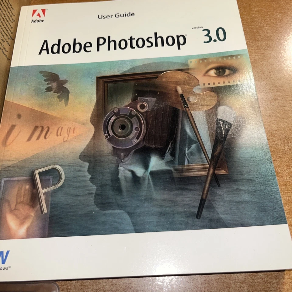 Vintage Upgrade Adobe Photoshop 3.0, User Guide, Program Disk, & Disk 1-5 W/box - Image 2 of 4