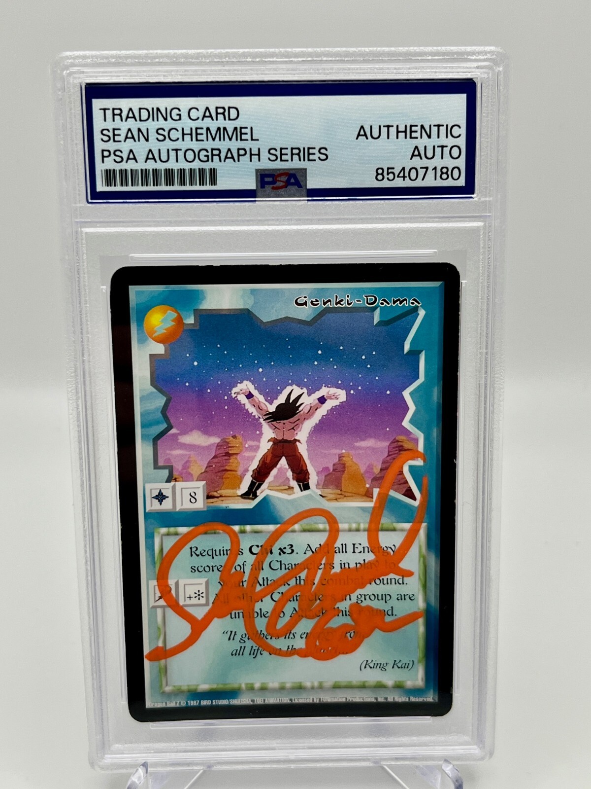 GOKU AUTO!!! Dragonball Z Ani-Mayhem - Genki Dama (Bomba Espiritual) - Sean Schemmel