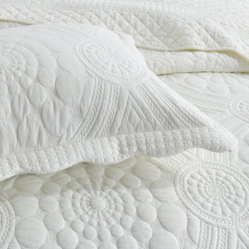3PCS Cotton Oversized Bedspread Coverlet Set Embroidery Farmhouse Bedding Set TF - Picture 45 of 53