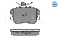 Meyle 025 214 3920 Brake Pad Set, Disc Brake For MERCEDES-BENZ