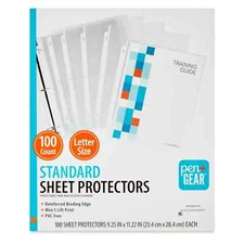 Pen + Gear Standard Sheet Protectors 50 Sheets, 8.5-inches x 11-inches