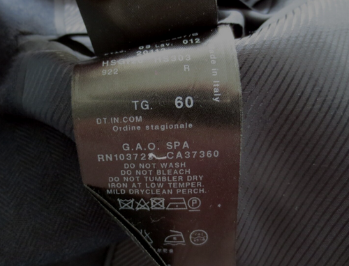 GIORGIO ARMANI LUXUS BUSINESS 100% KASCHMIR SAKKO CASHMERE GR. 54/ XL - Bild 14 von 15