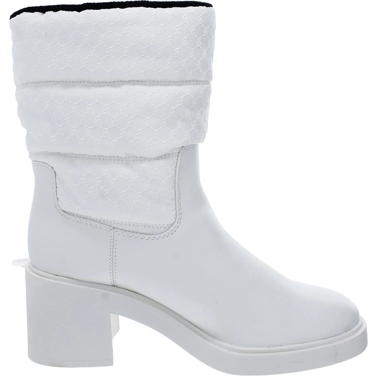 Franco Sarto Womens Snow Mixed Media Pull On Winter Snow Boots