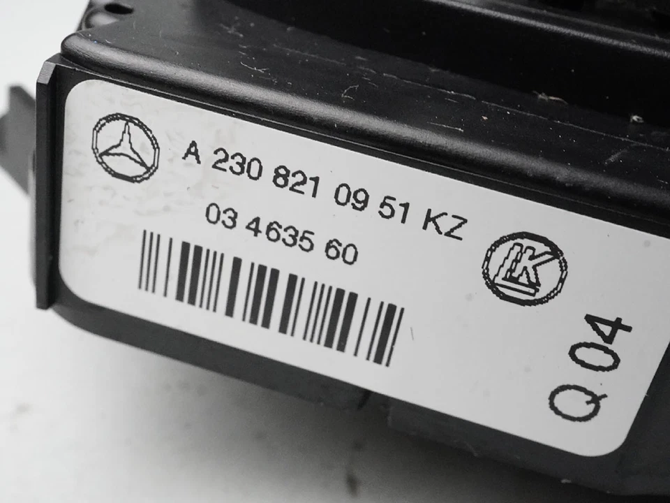 2003 - 2008 Mercedes Benz Sl Class R230 Seat Control Switch Button Lh Oem - Image 4 of 4