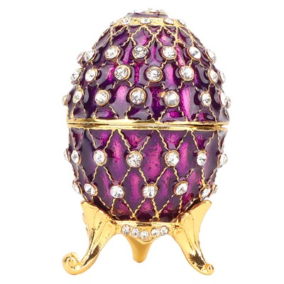 Elegant Easter Egg Jewelry Box For Rings And Necklaces Storage Organizer UPP