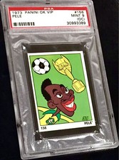 1973 PANINI OK VIP *PELE* PSA 9oc MINT (RARE) *HIGHEST GRADE* KEY (SERIES CARD)