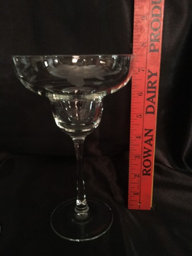 1980s Original Princess House Crystal Heritage #6178 Margarita Glasses 7.5" Mint - Picture 5 of 6
