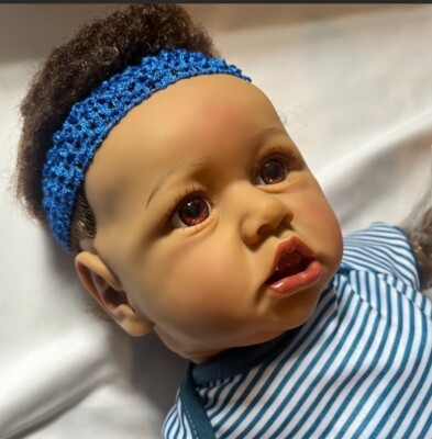 Otard Dolls Newborn Baby Boy Life Like Reborn African American 20''