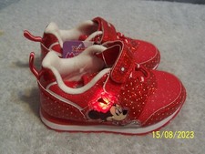 Disney Minnie Mouse Light Up Sneakers New No Box Size 7