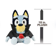 Bluey Jumbo Halloween Plush, 18"--Vampire Bluey