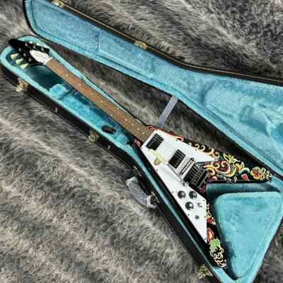Lefty Epiphone Jimi Hendrix Love Drops Flying V Left-Hand Electric