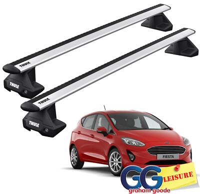 Thule Evo WingBars Roof Rack Bars Ford Fiesta 5dr 2017- onwards