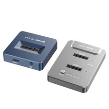 ACASIS NVMe M.2 Duplicator Dual-Bay Offline Clone  Single-Bay USB C to NVME ...