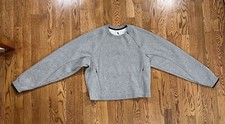 Womens Nike Tech Gray Pullover Crewneck Sweatshirt Size Medium