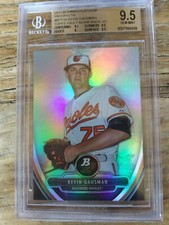 2013 Bowman Platinum Kevin Gausman RC Giants Orioles TOPPS VAULT 1/1 BGS 9.5
