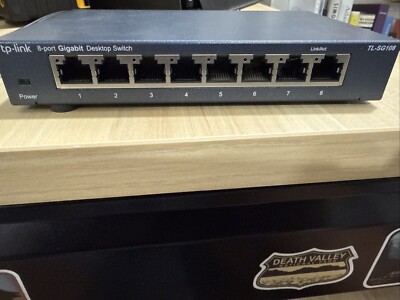 TP-LINK TL-SG108 8-Port Switch 10/100/1000Mbps Switch