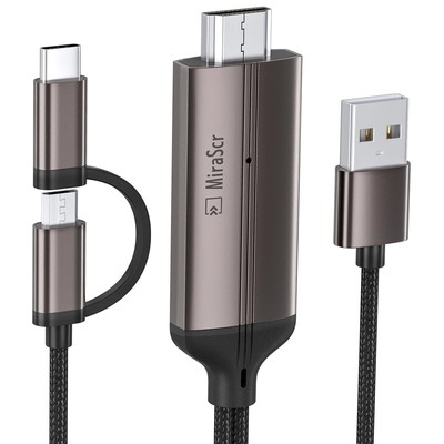 Cable Para Conectar El Celular Al TV USB Tipo C Android Salidad HDMI