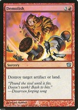 MTG - 9th Edition - Demolish - Foil - NM