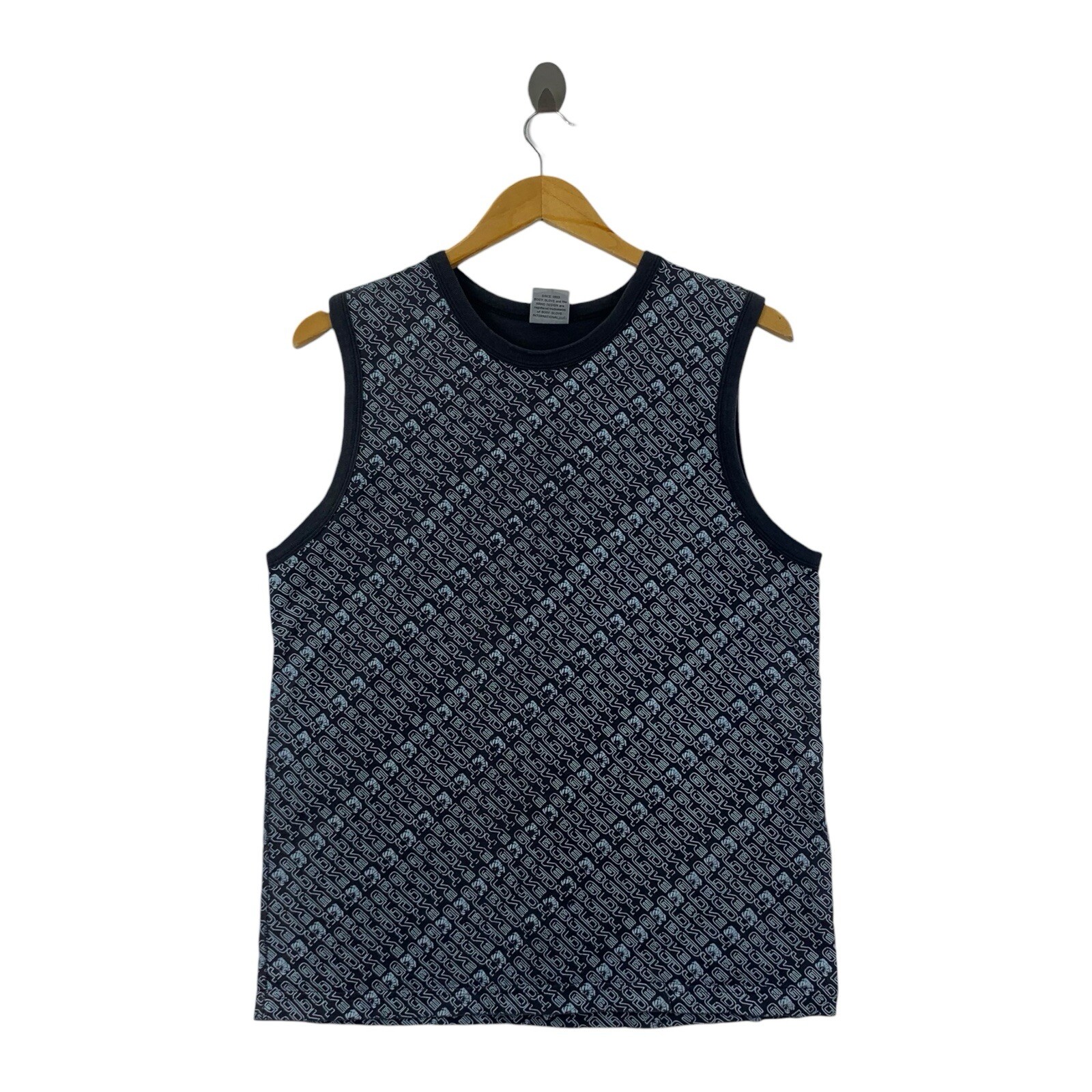 Vintage BODY GLOVE SURF Over Print AOP Tank Top Tee Shirt Monogram