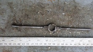 workshop fabricated 32mm hex width Die nut stock Wrench
