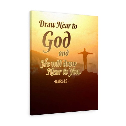 He Will Draw Near To You James 4 8 Bible Verse Canvas Christian EBay he-will-draw-near-to-you-james-4-8-bible-verse-canvas-christian-ebay