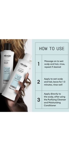 Nioxin Scalp Recovery Anti-Dandruff System Kit (Shampoo, Conditioner, & Serum) - Picture 6 of 10