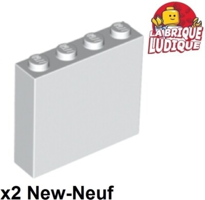 Lego 2x Stein Brick 1x4x3 Wand Wall weiß/white 49311 NEU