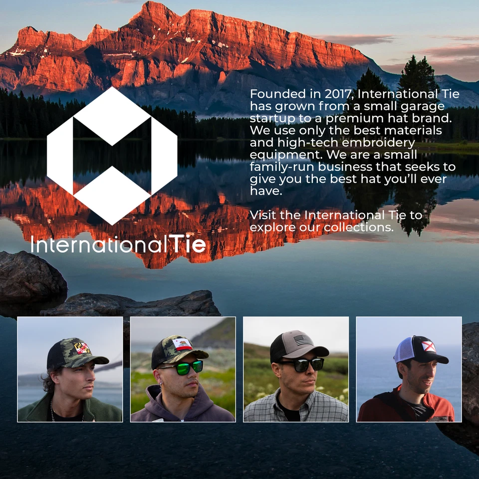 Gorra delgada línea roja - Gorra de camionero, béisbol, cierre a presión, sombrero malla trasera (azul marino/blanco) Foto 3 de 4