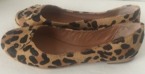 dune leopard print flat shoes