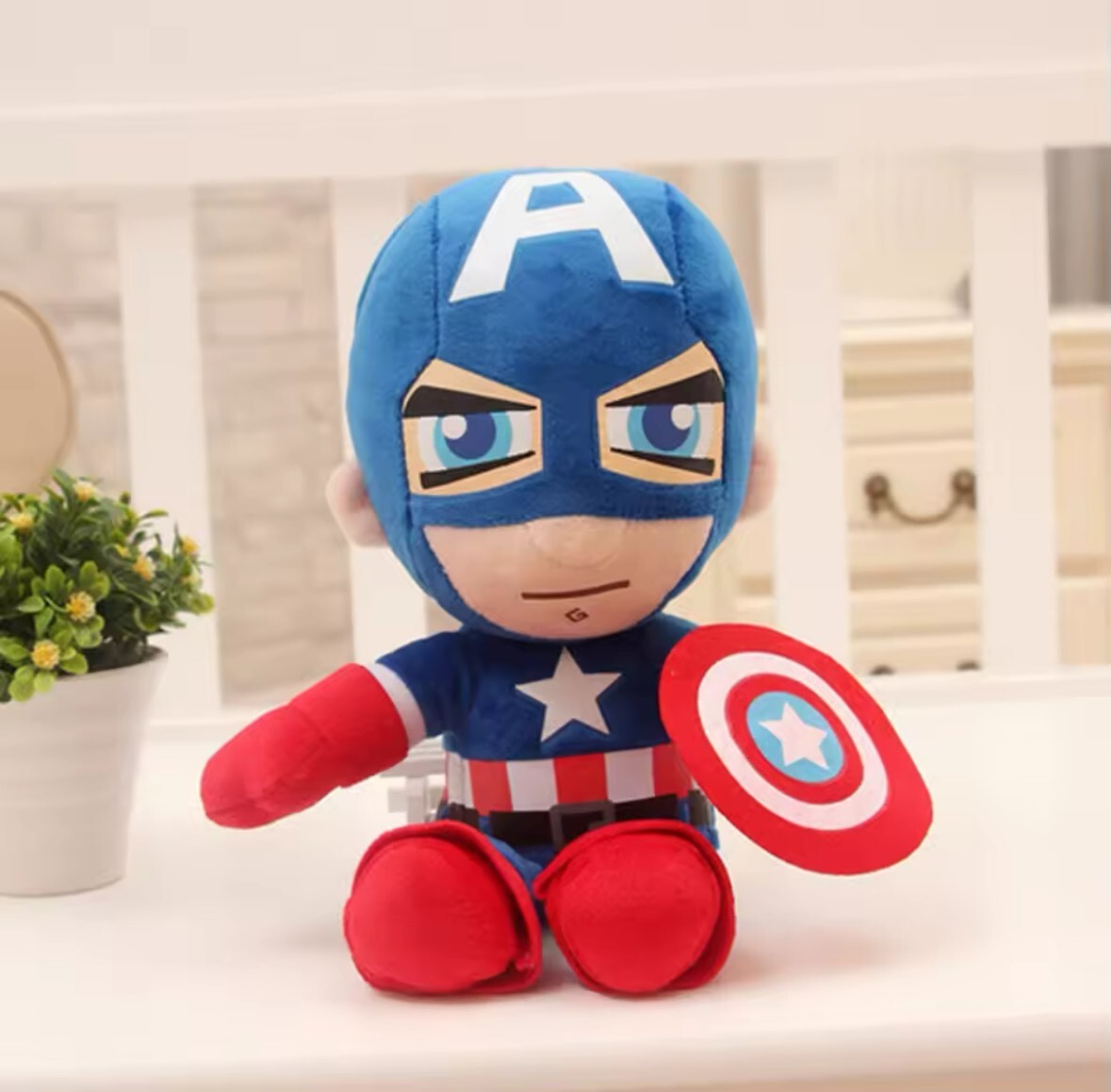 Peluche Spiderman Ironman Batman Superman Capitan America Supereroi 30CM