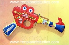 Daisy Rocket Dart Pistol - Ltd Edition Archival Paper Art Print By Alann J